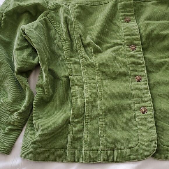 Vinrage AMI Green Corduroy Jacket XL Boho - Picture 4 of 11